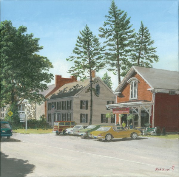 The General Store - Newtown Scenes 16X16 by Rick Kuhn